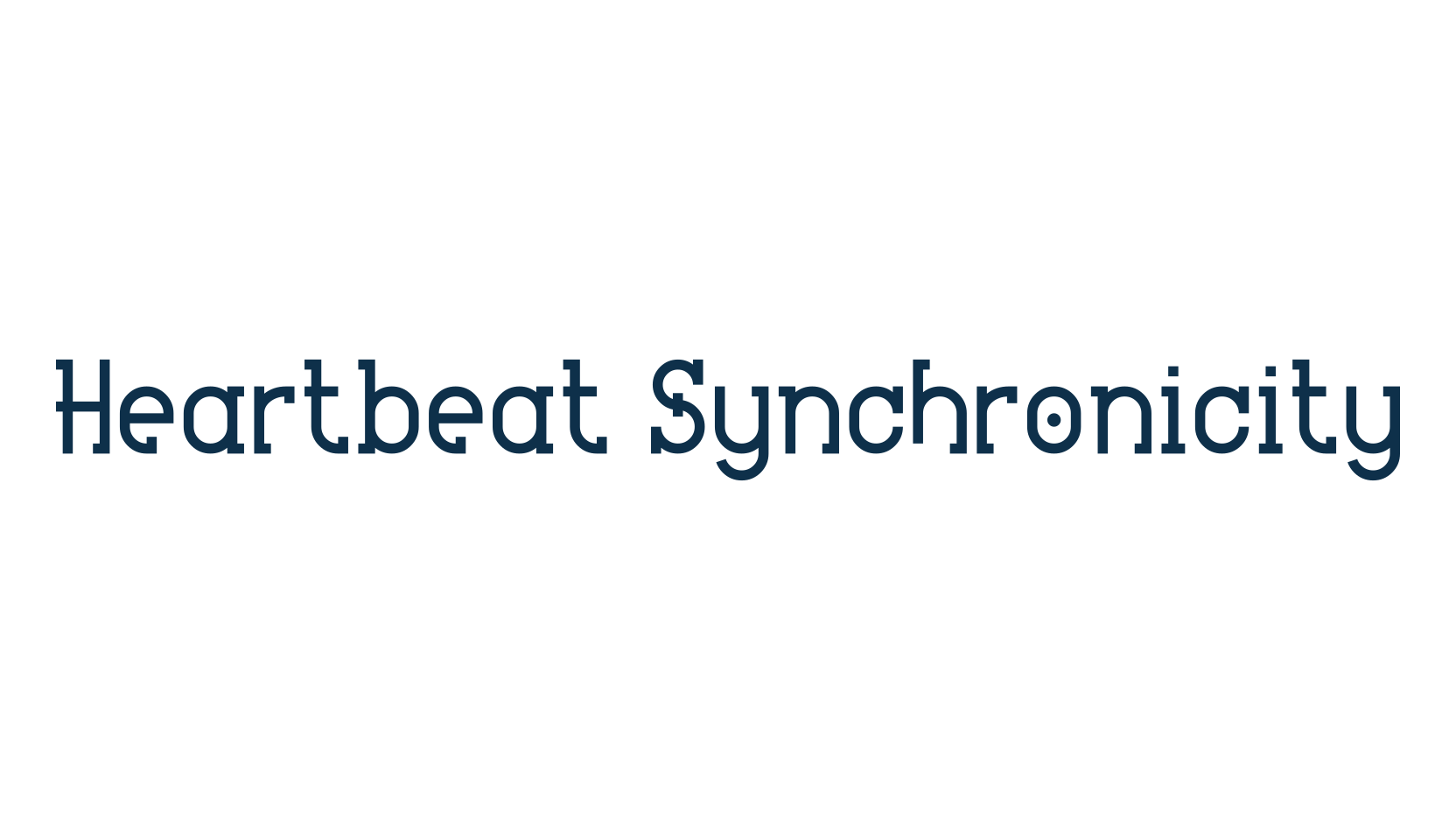 Heartbeat Synchronicity, fancy various decorative font preview