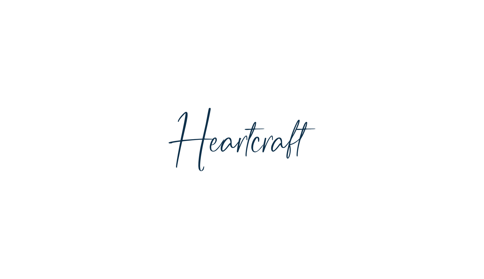 Heartcraft, handwriting font preview