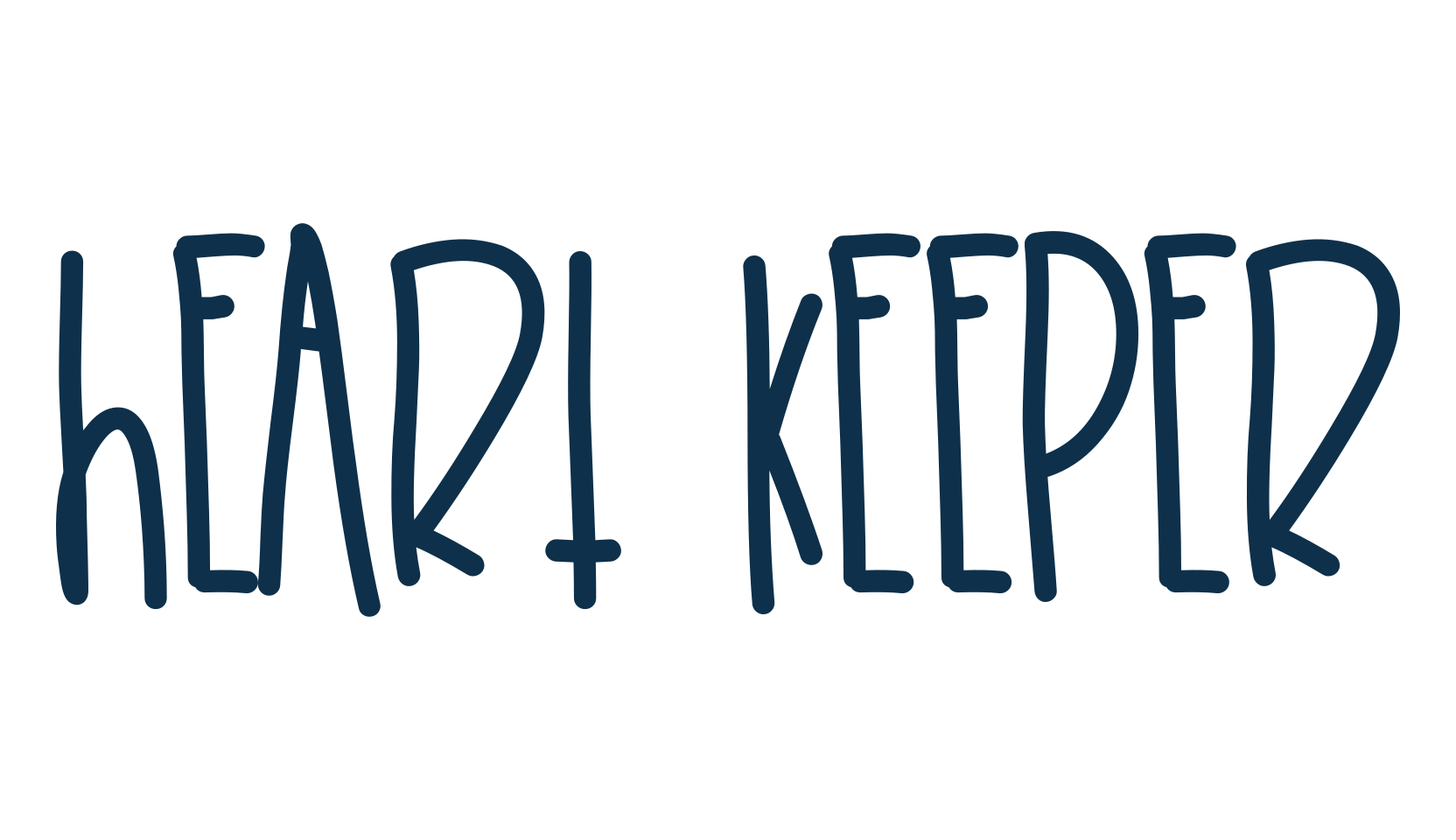 Heart Keeper, script handwritten fancy decorative calligraphy font preview