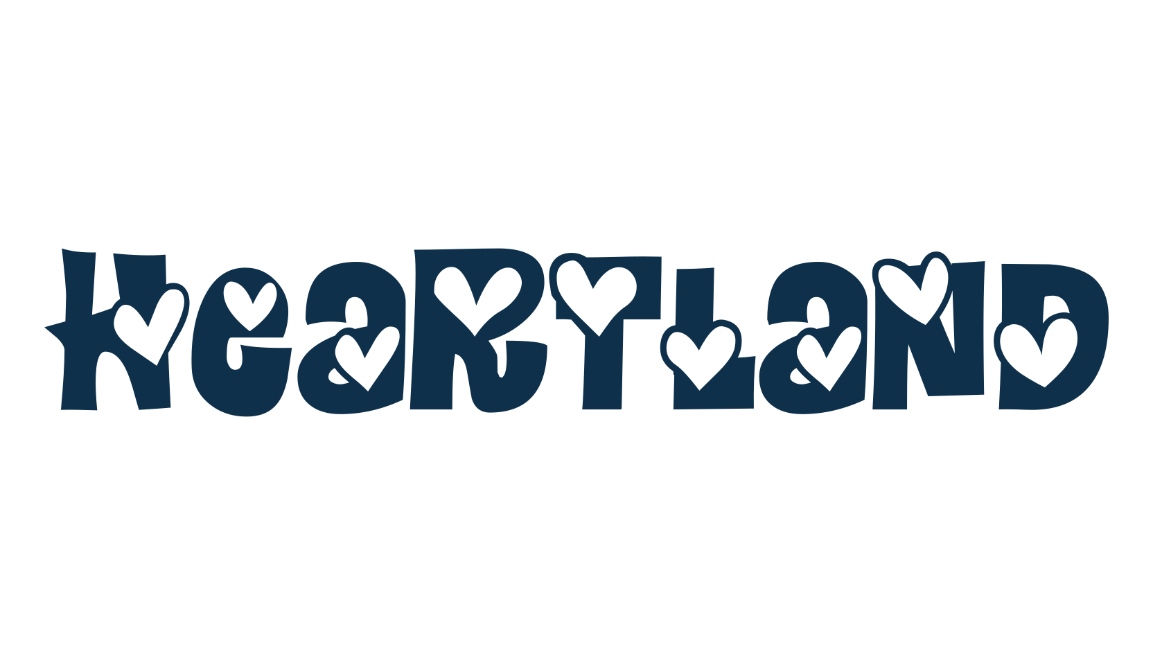 Heartland (heartland-regular), fancy decorative font preview