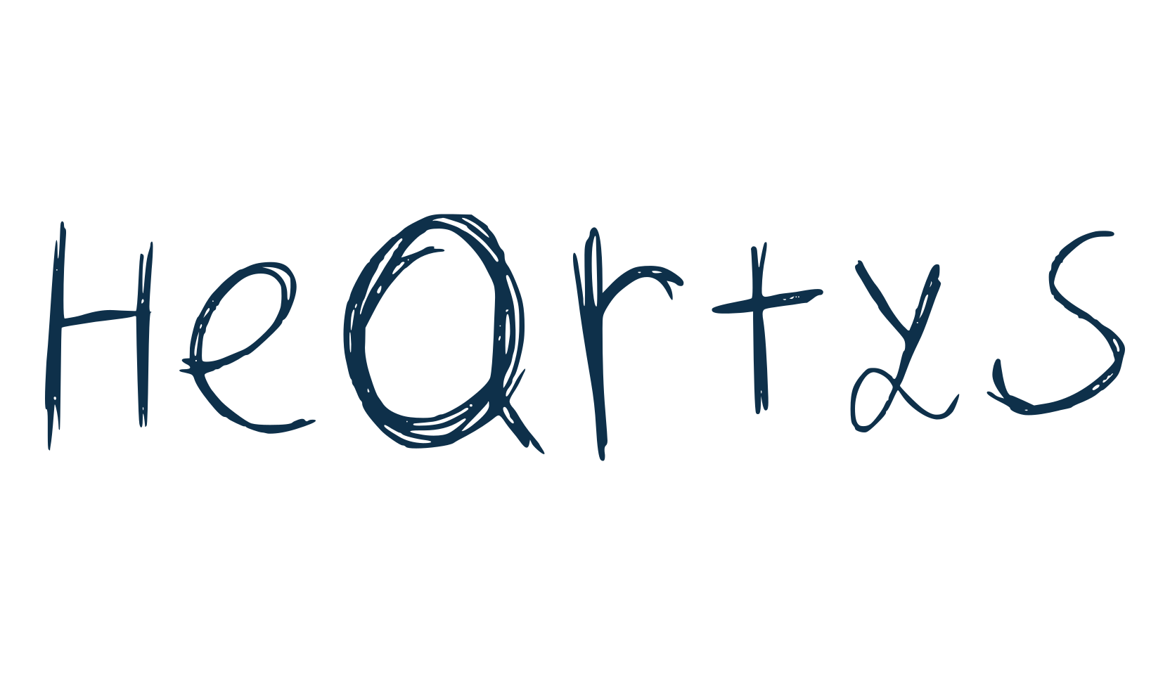 Heartys, trash font preview