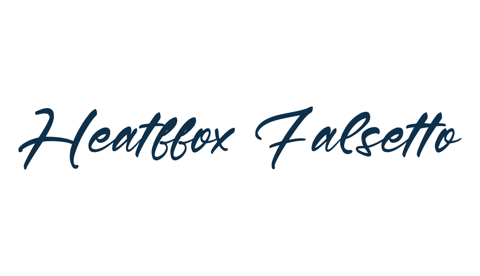 Heatffox Falsetto, script handwritten fancy decorative calligraphy font preview