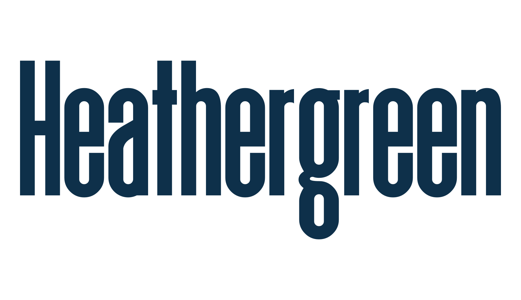 Heathergreen, basic sans serif font preview