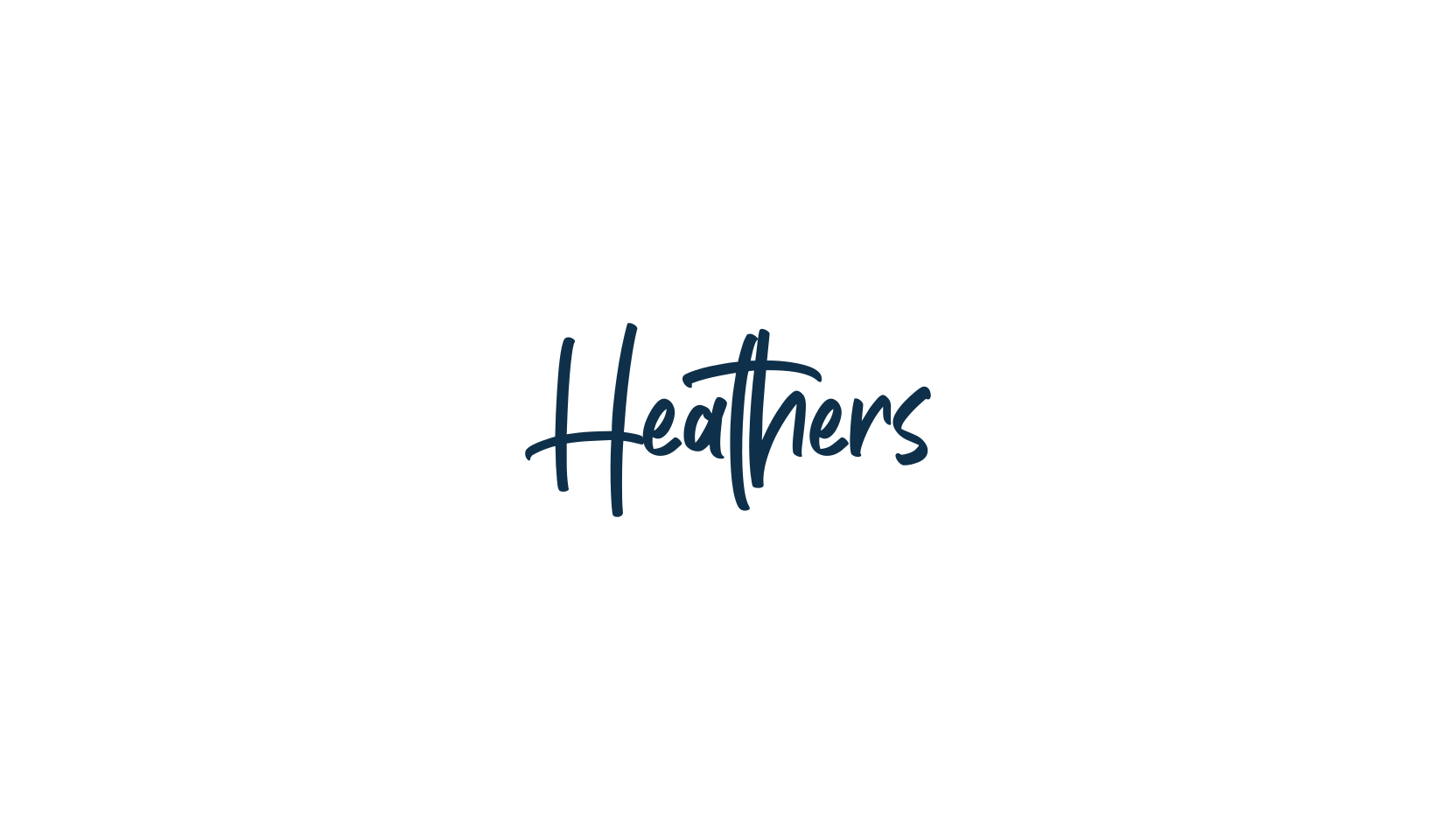 Heathers, script handwritten fancy decorative calligraphy font preview