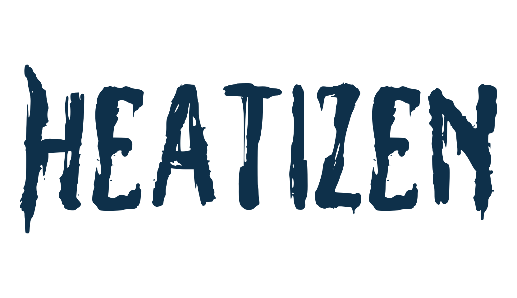 Heatizen, holiday halloween fancy decorative horror font preview