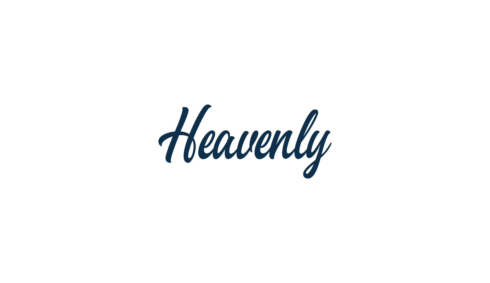 Heavenly (heavenly-2), fancy old school decorative script calligraphy font preview