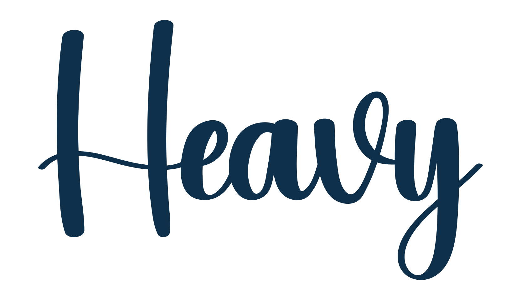 Heavy (heavy-2), fancy various decorative script calligraphy font preview