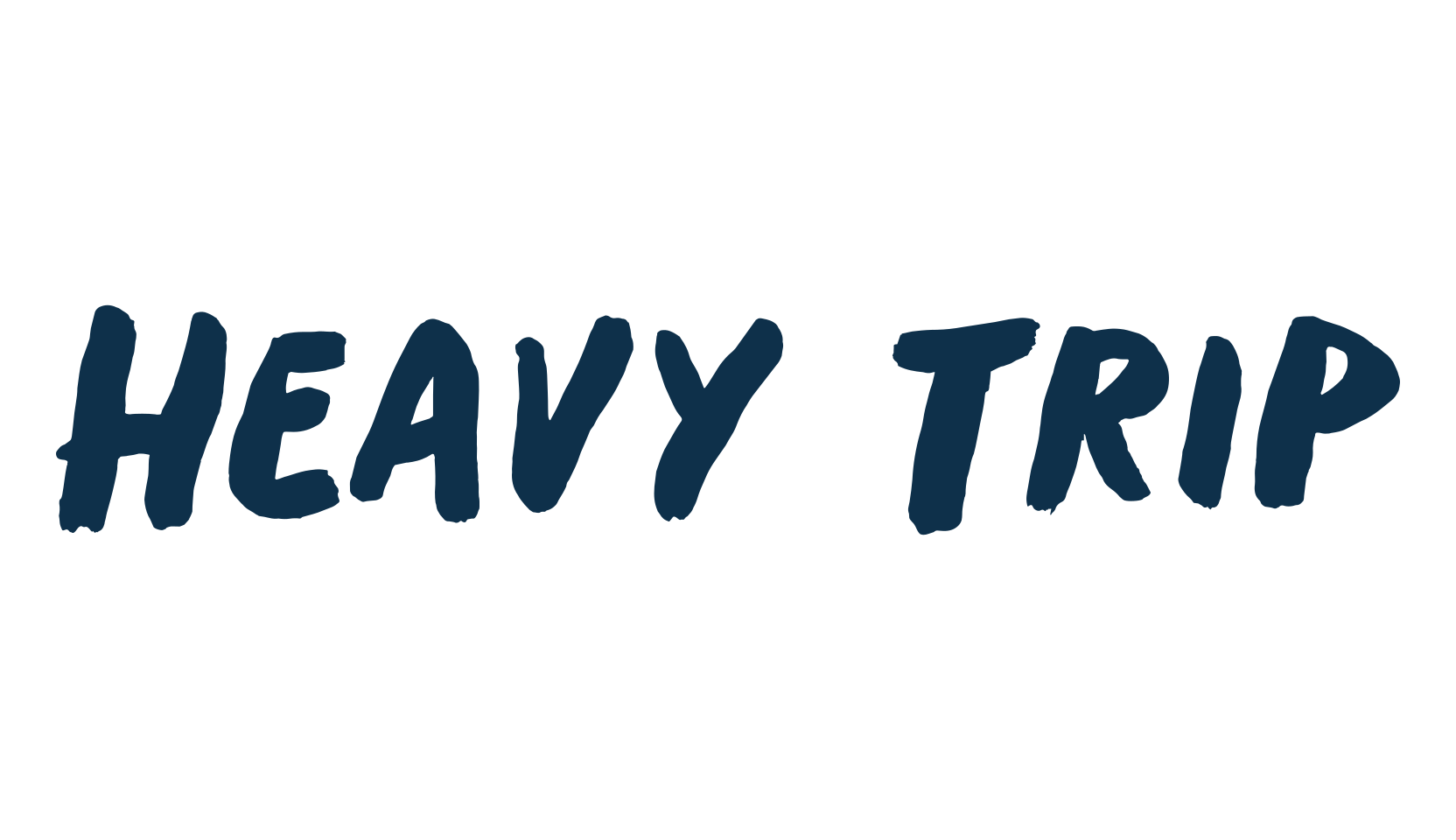 Heavy Trip, brush font preview