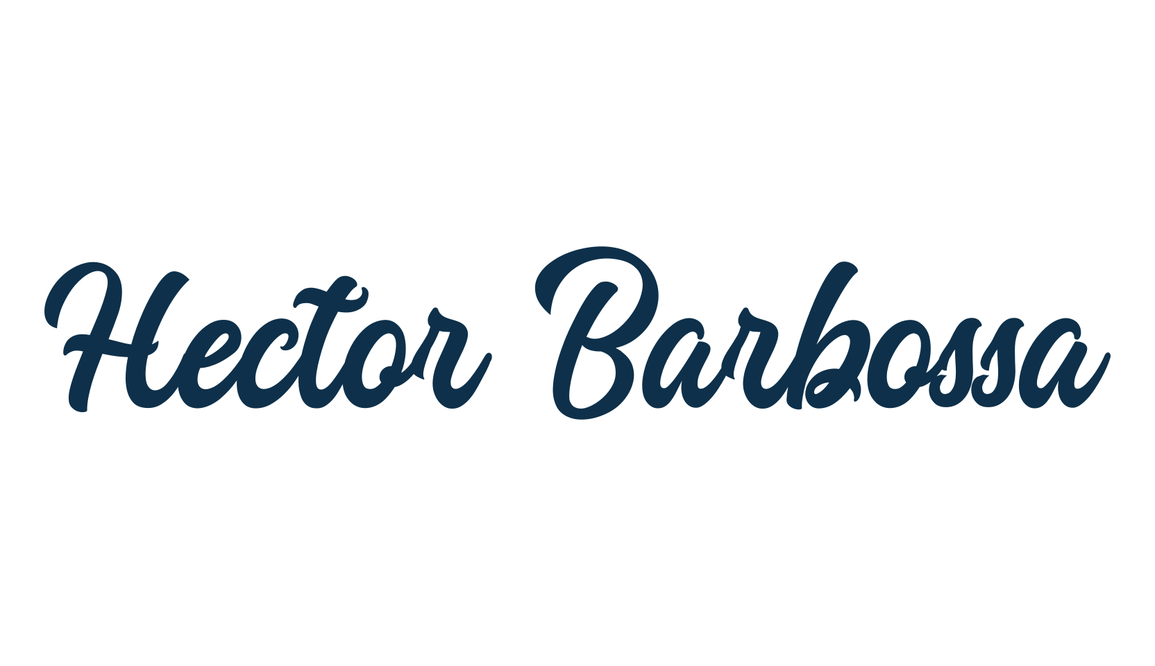 Hector Barbossa, fancy decorative font preview