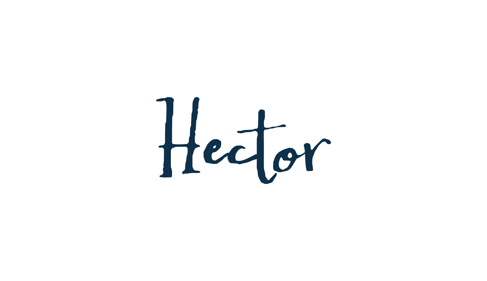 Hector, script handwritten fancy decorative calligraphy font preview
