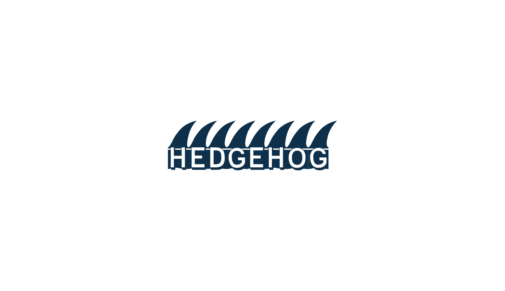 Hedgehog, fancy decorative font preview