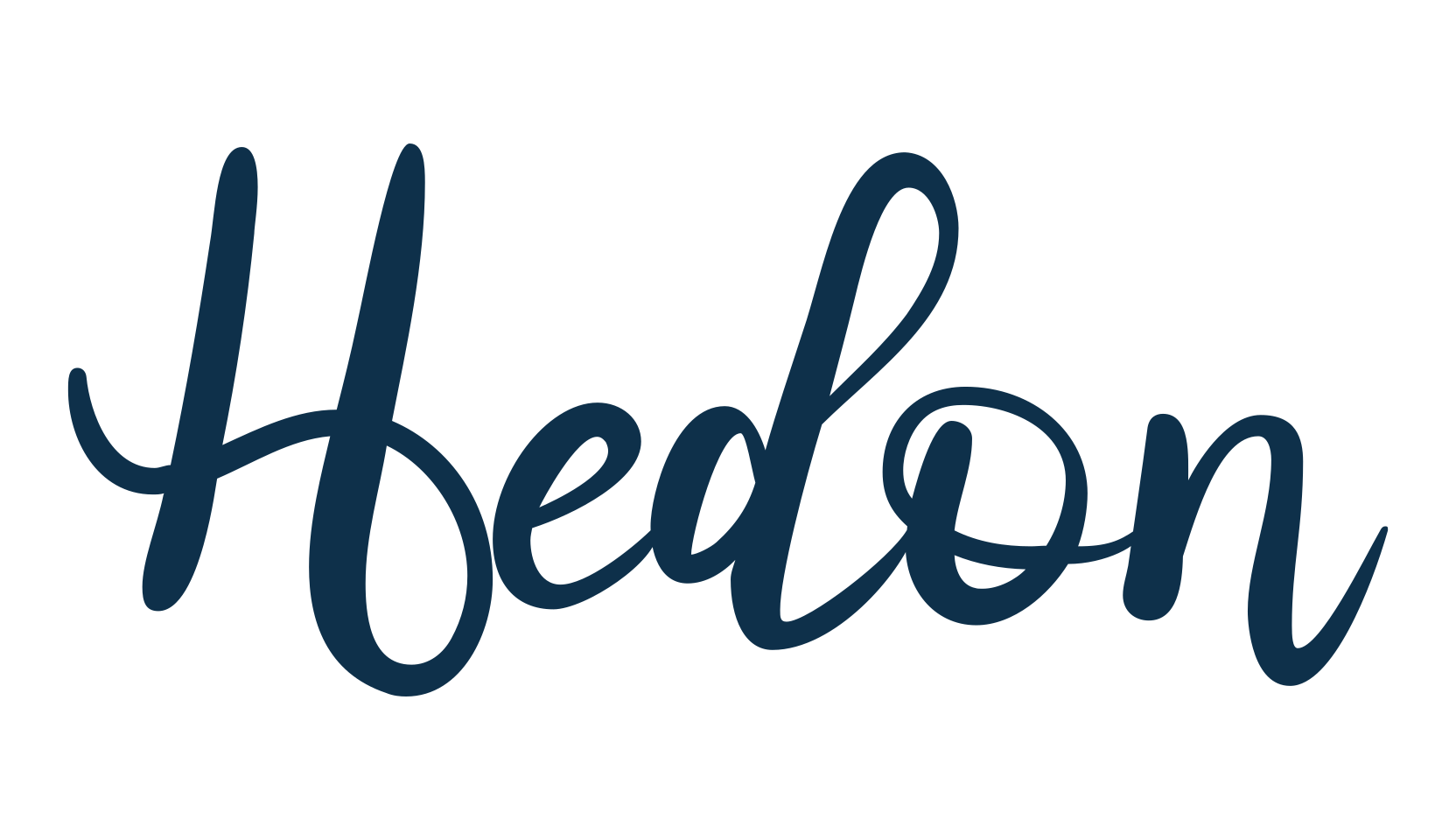 Hedon, fancy decorative font preview