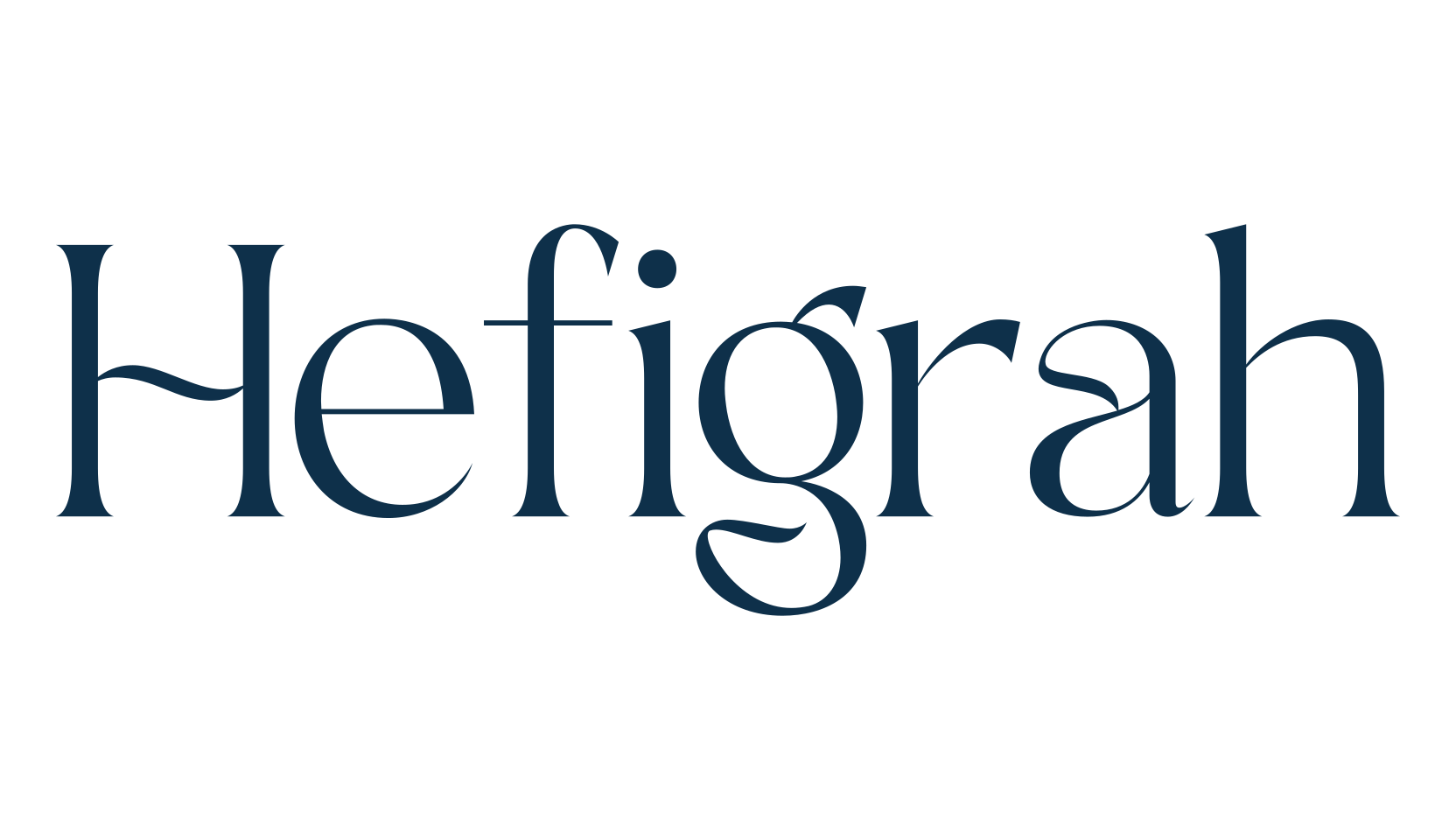 Hefigrah, serif font preview