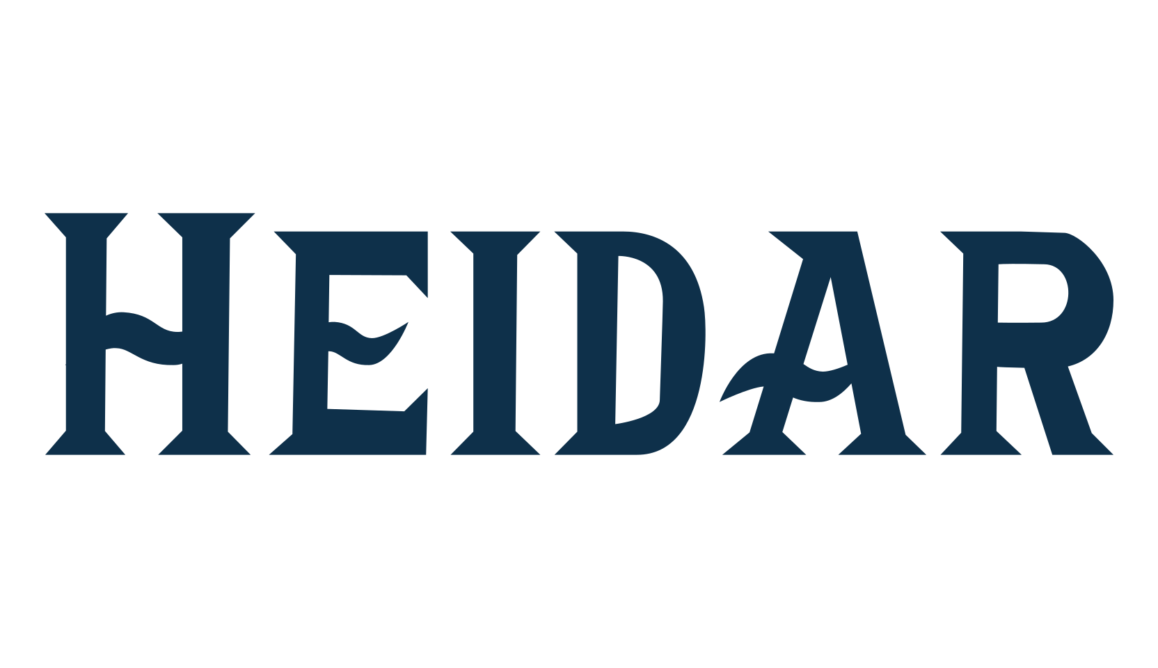 Heidar, fancy various gothic font preview
