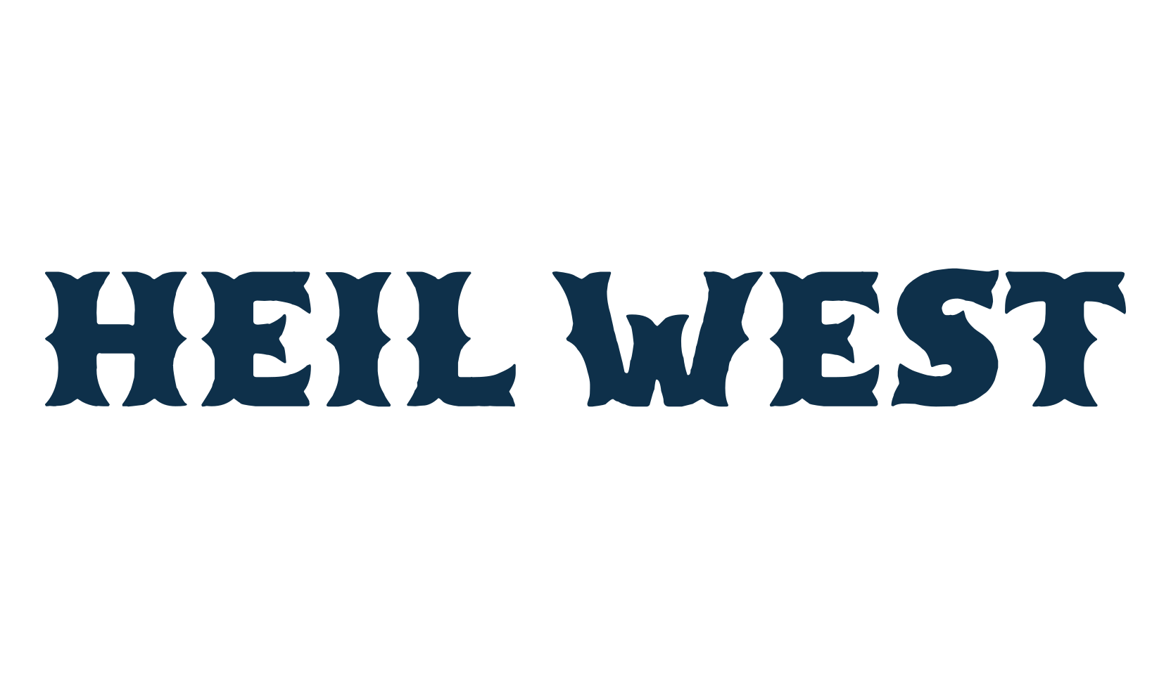 Heil West, western font preview