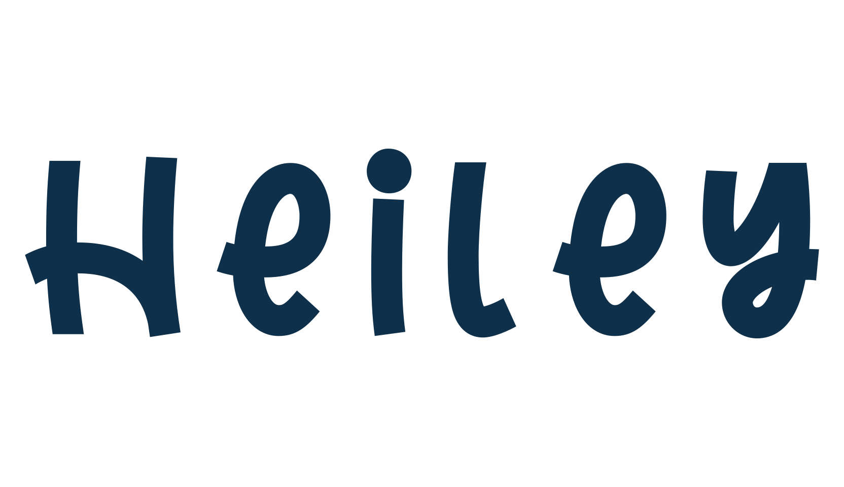 Heiley, various font preview