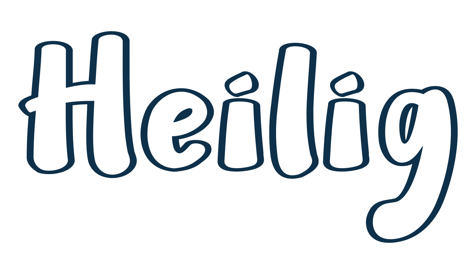Heilig, fancy cartoon decorative font preview