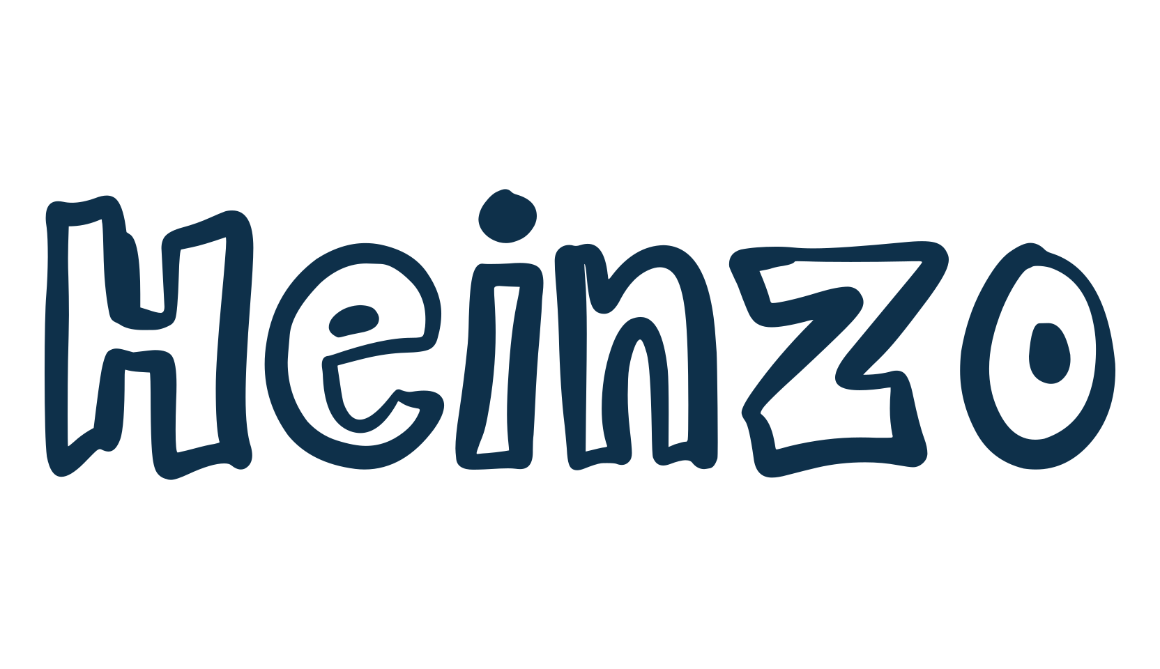 Heinzo, cartoon font preview