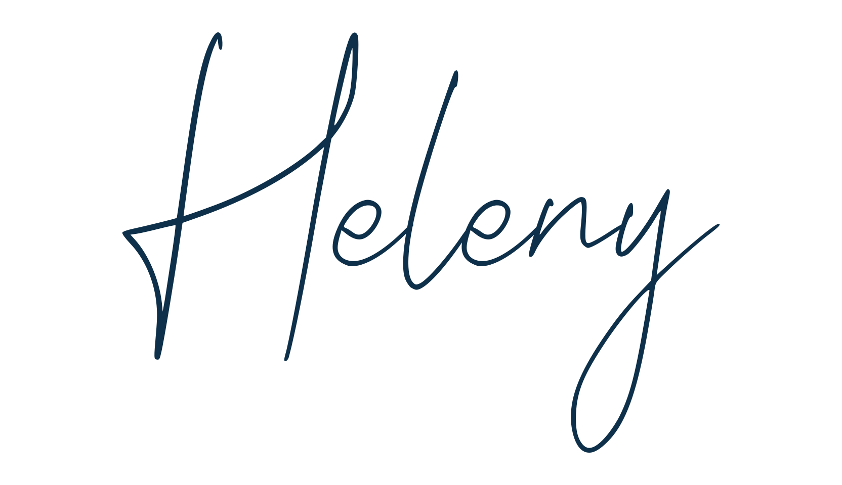 Heleny, script handwritten fancy decorative calligraphy font preview