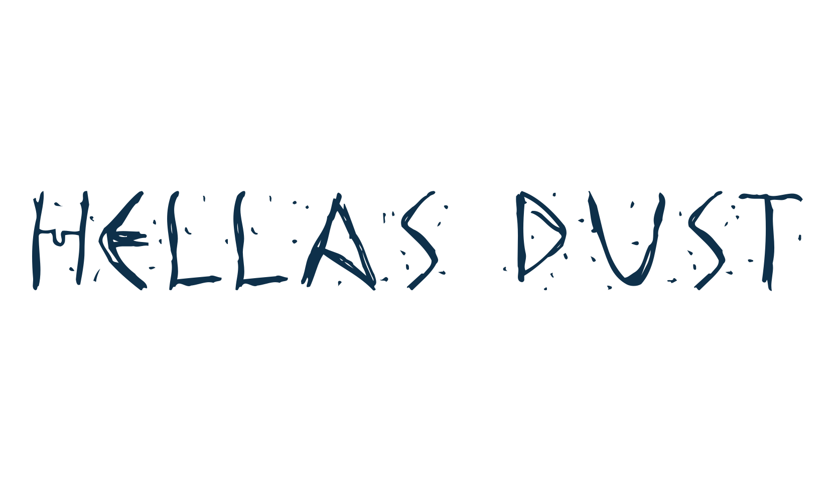 Hellas Dust, roman, greek font preview