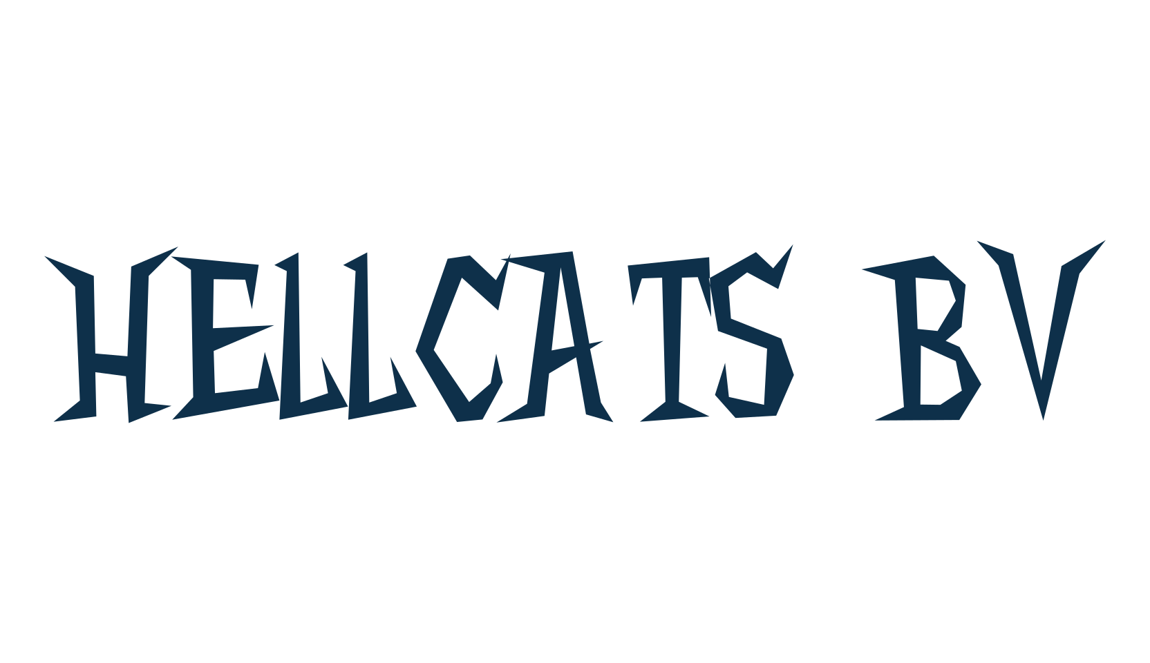 Hellcats BV, cartoon font preview