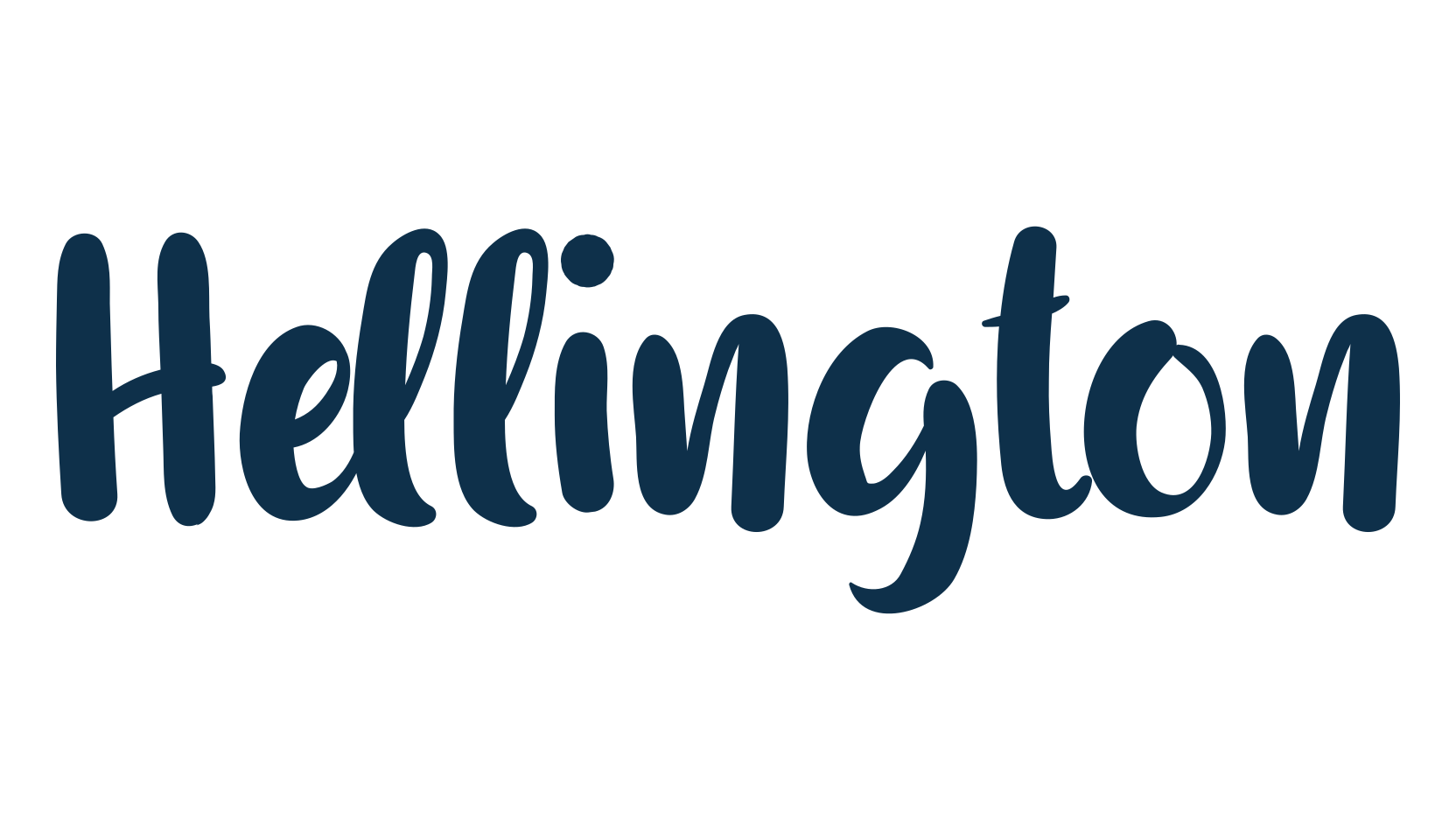 Hellington, fancy decorative font preview