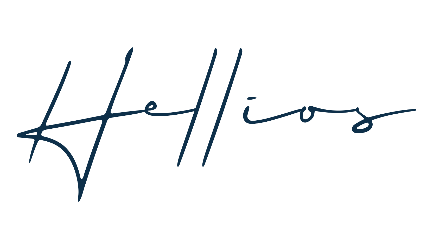 Hellios, handwriting font preview
