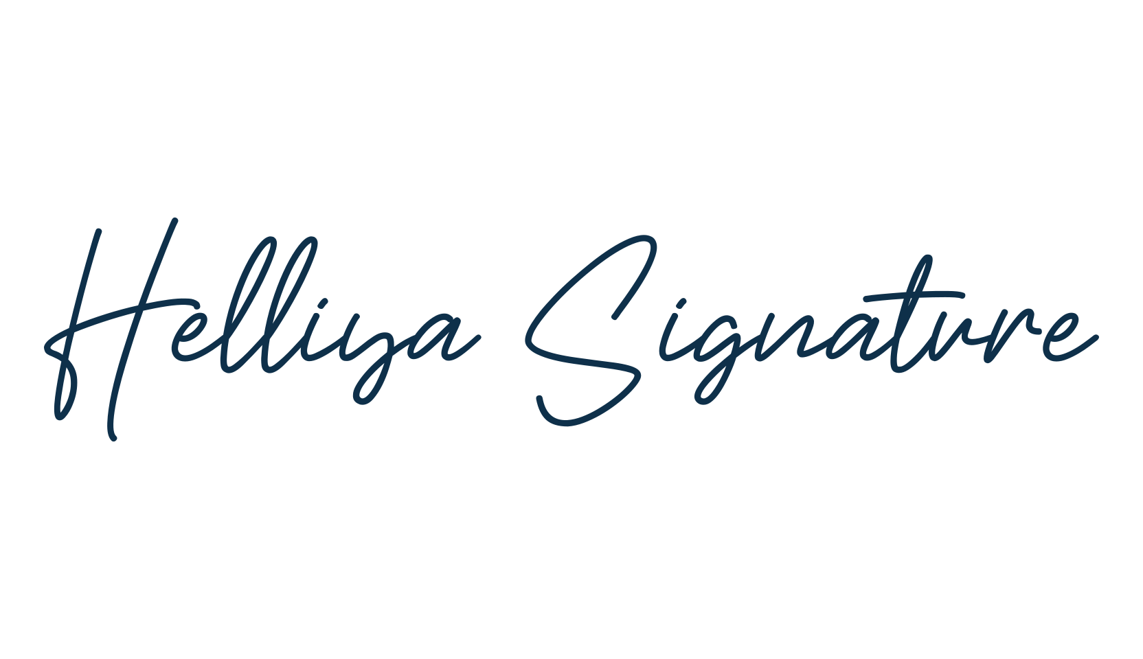 Helliya Signature, handwriting font preview