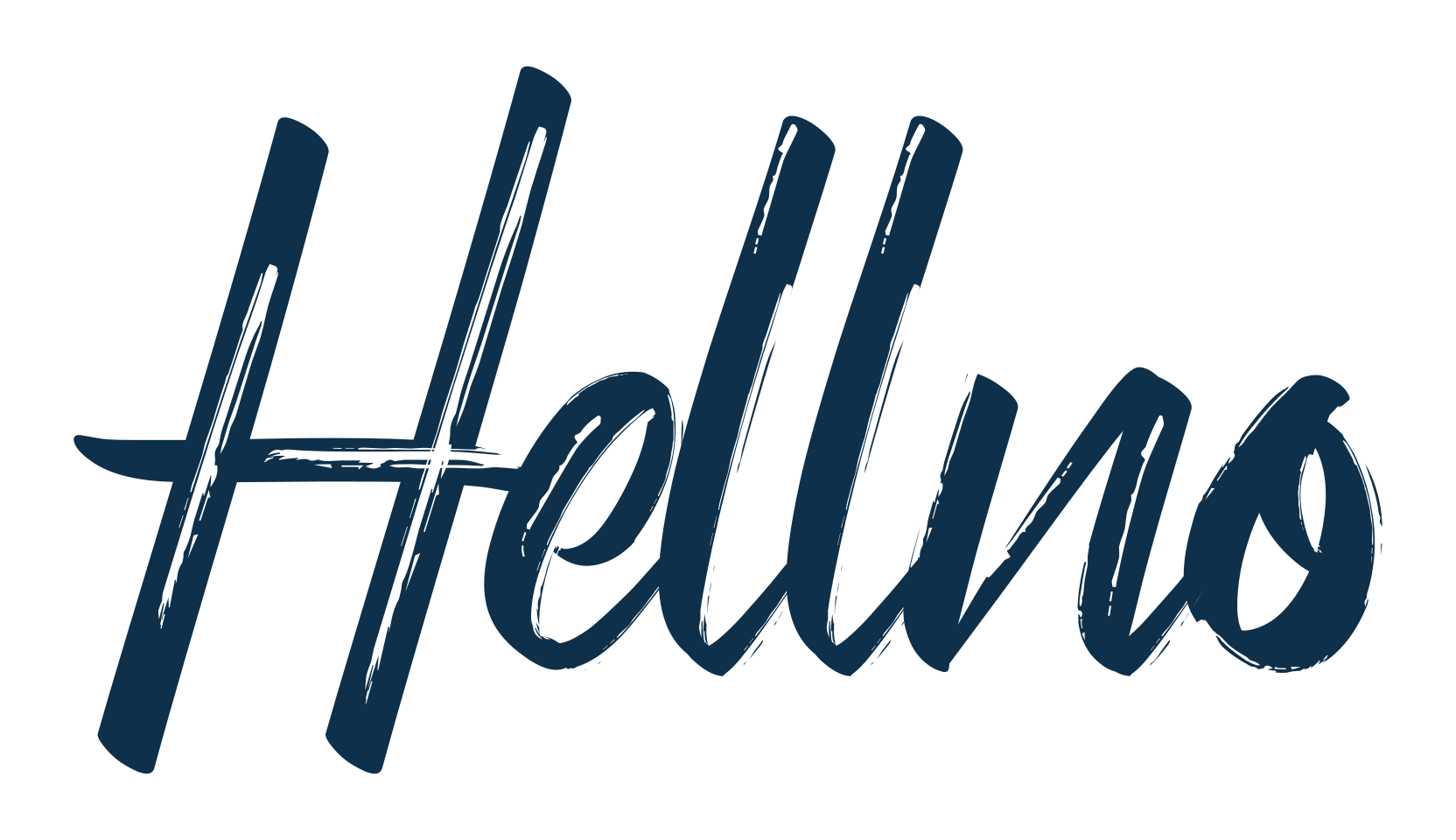 Hellno, brush font preview