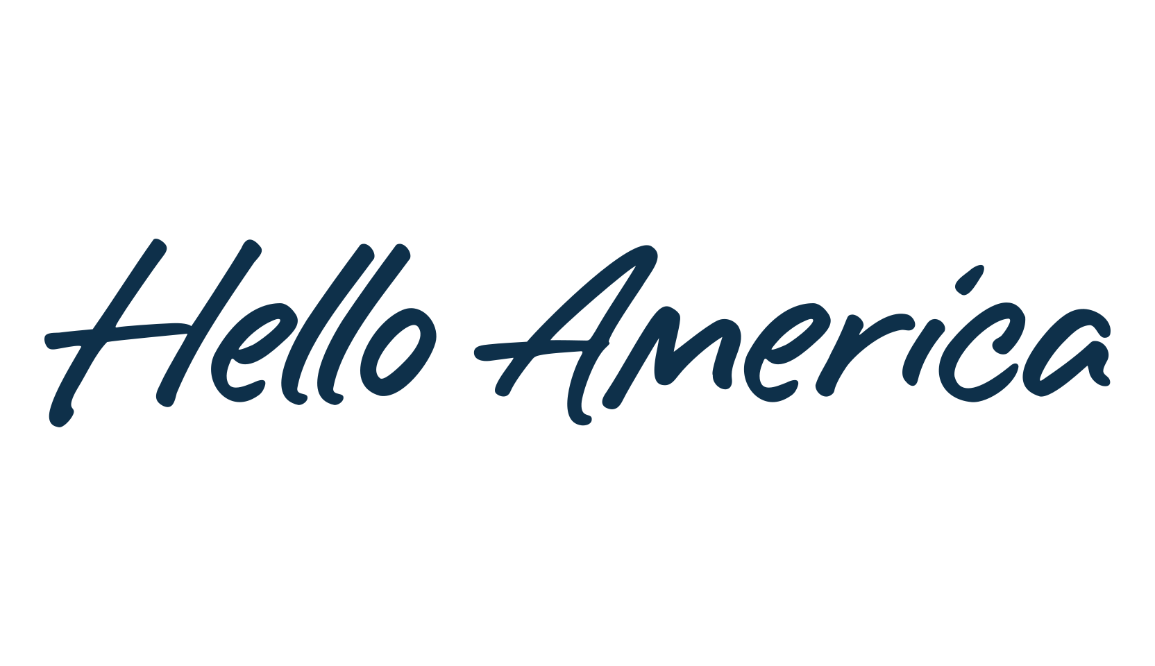Hello America, script handwritten fancy decorative calligraphy font preview
