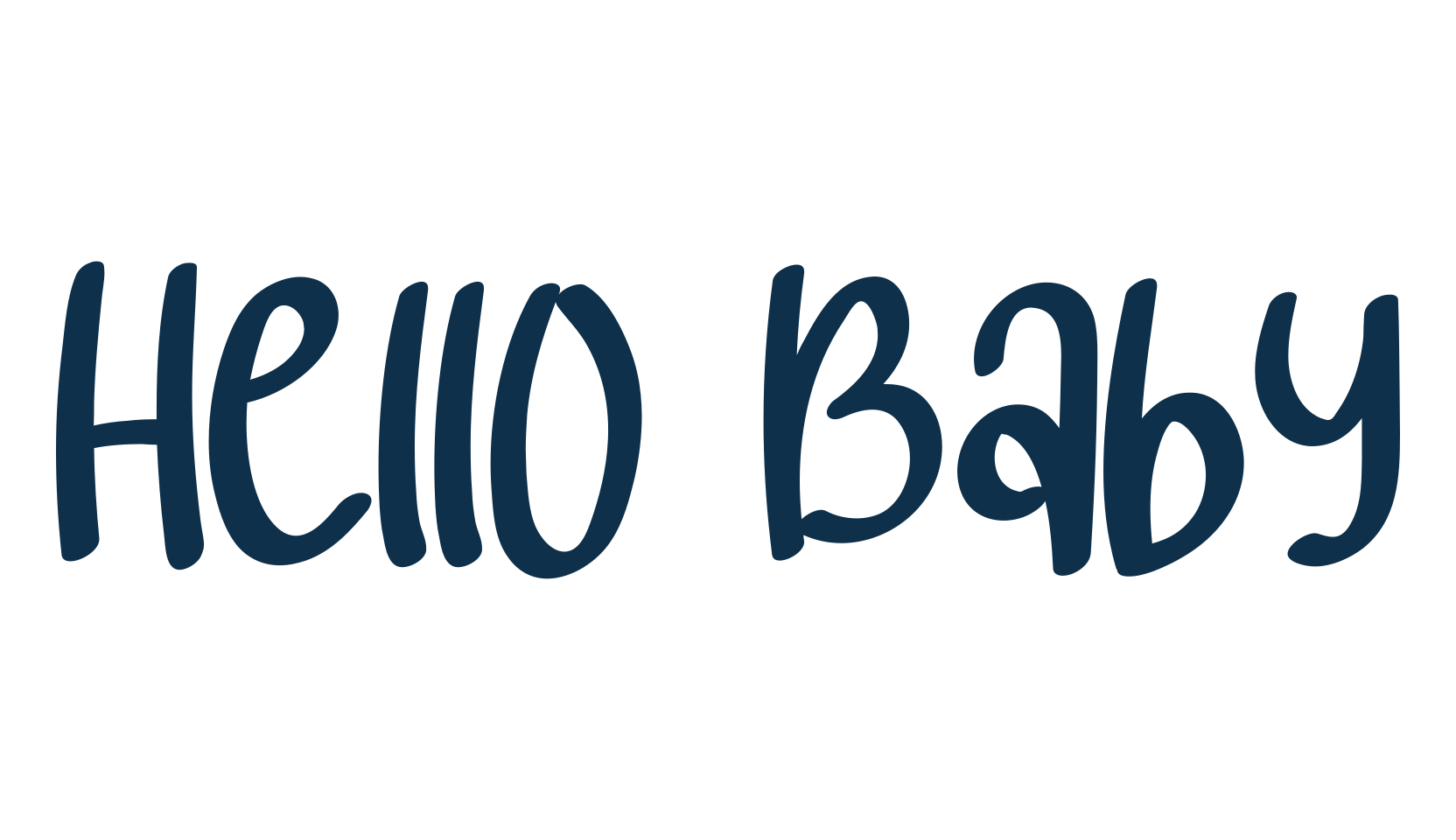 Hello Baby (hello-baby-2), script handwritten fancy decorative calligraphy font preview