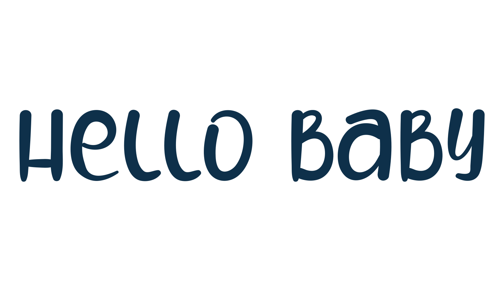 Hello Baby (hello-baby-6), script handwritten fancy decorative calligraphy font preview
