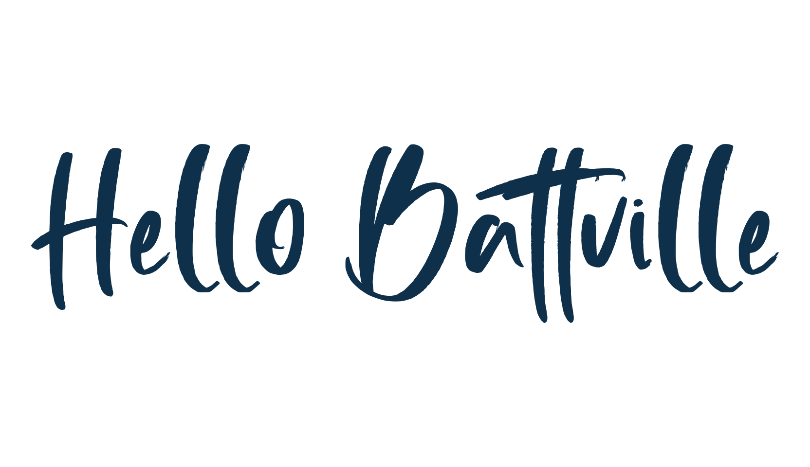Hello Battville, script handwritten fancy decorative calligraphy font preview