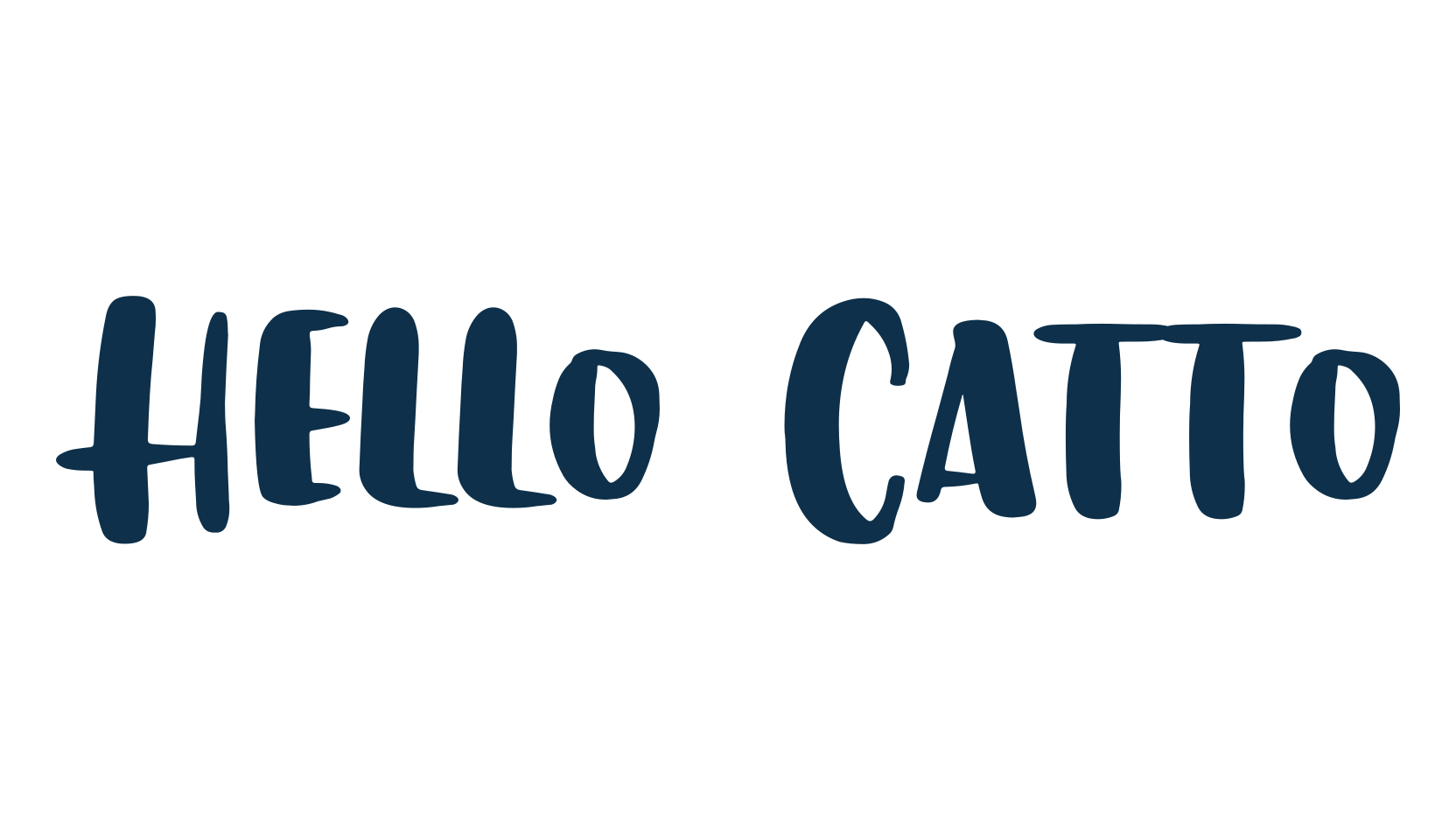 Hello Catto, various font preview
