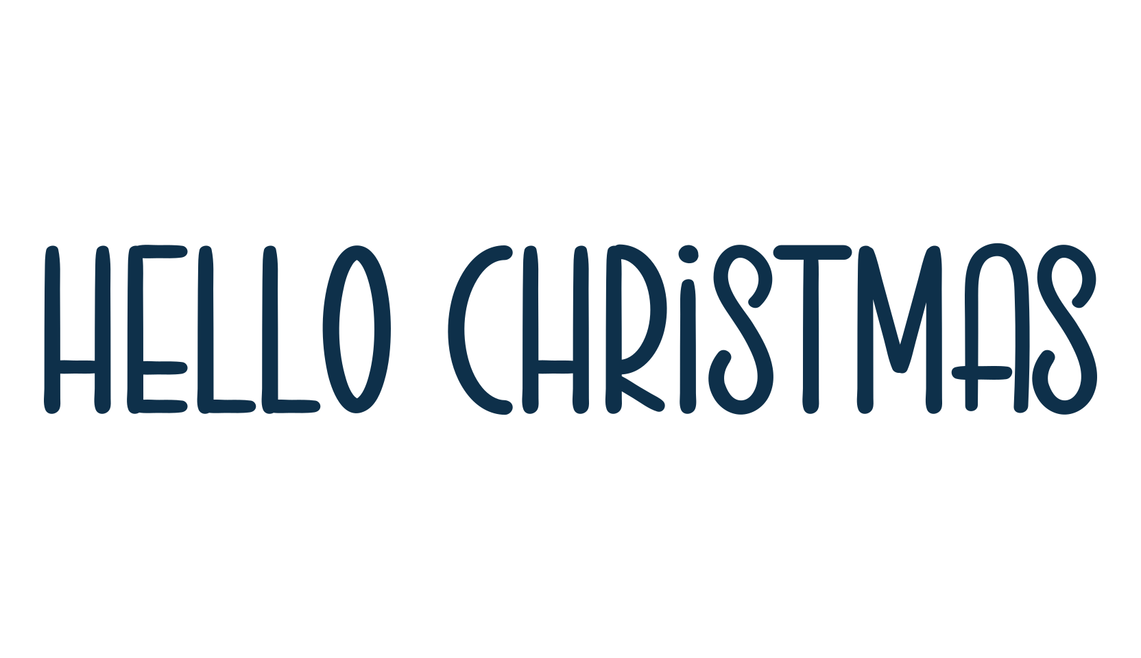 Hello Christmas (hello-christmas-3), various font preview