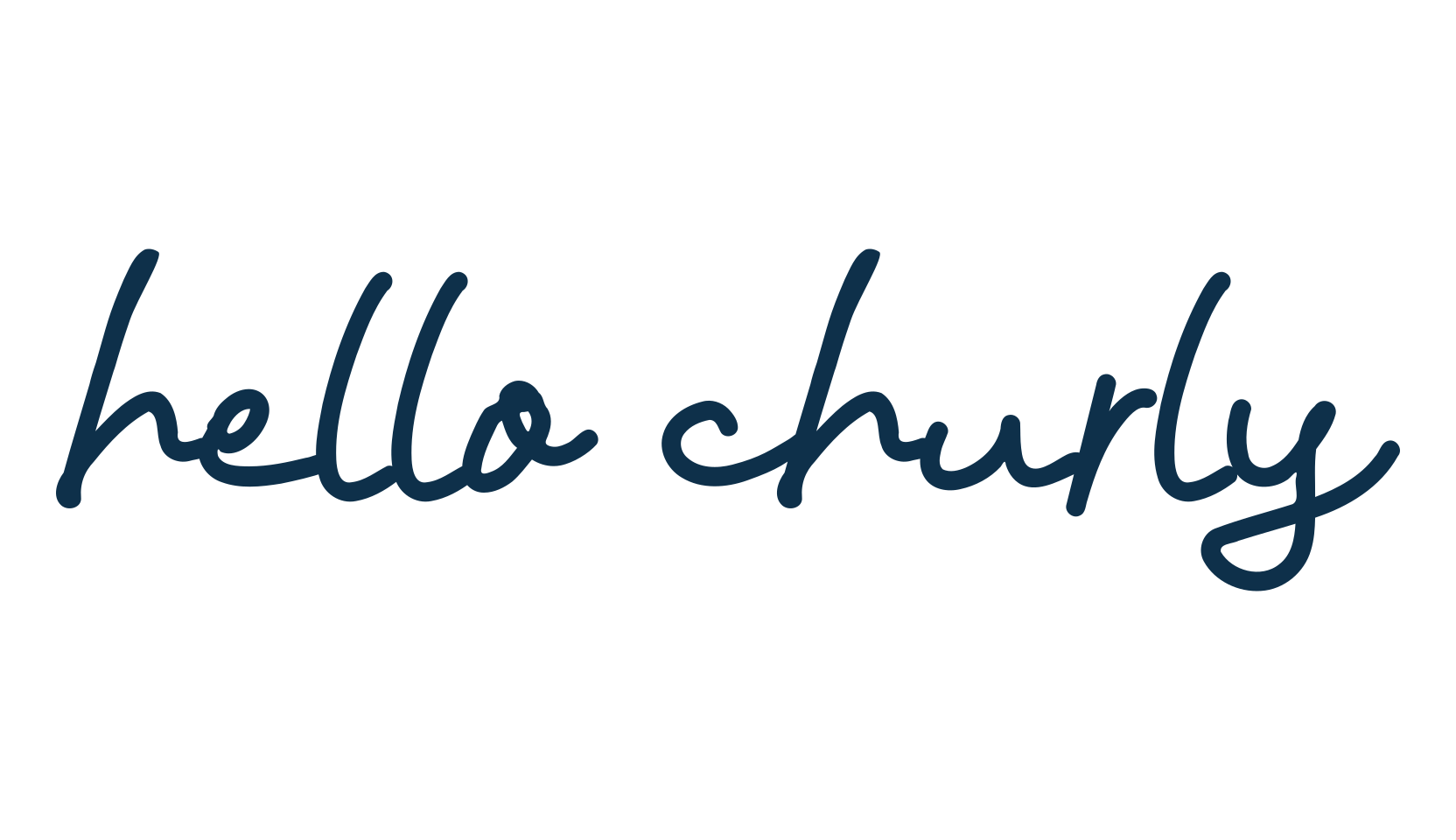 Hello Churly, script handwritten fancy decorative calligraphy font preview