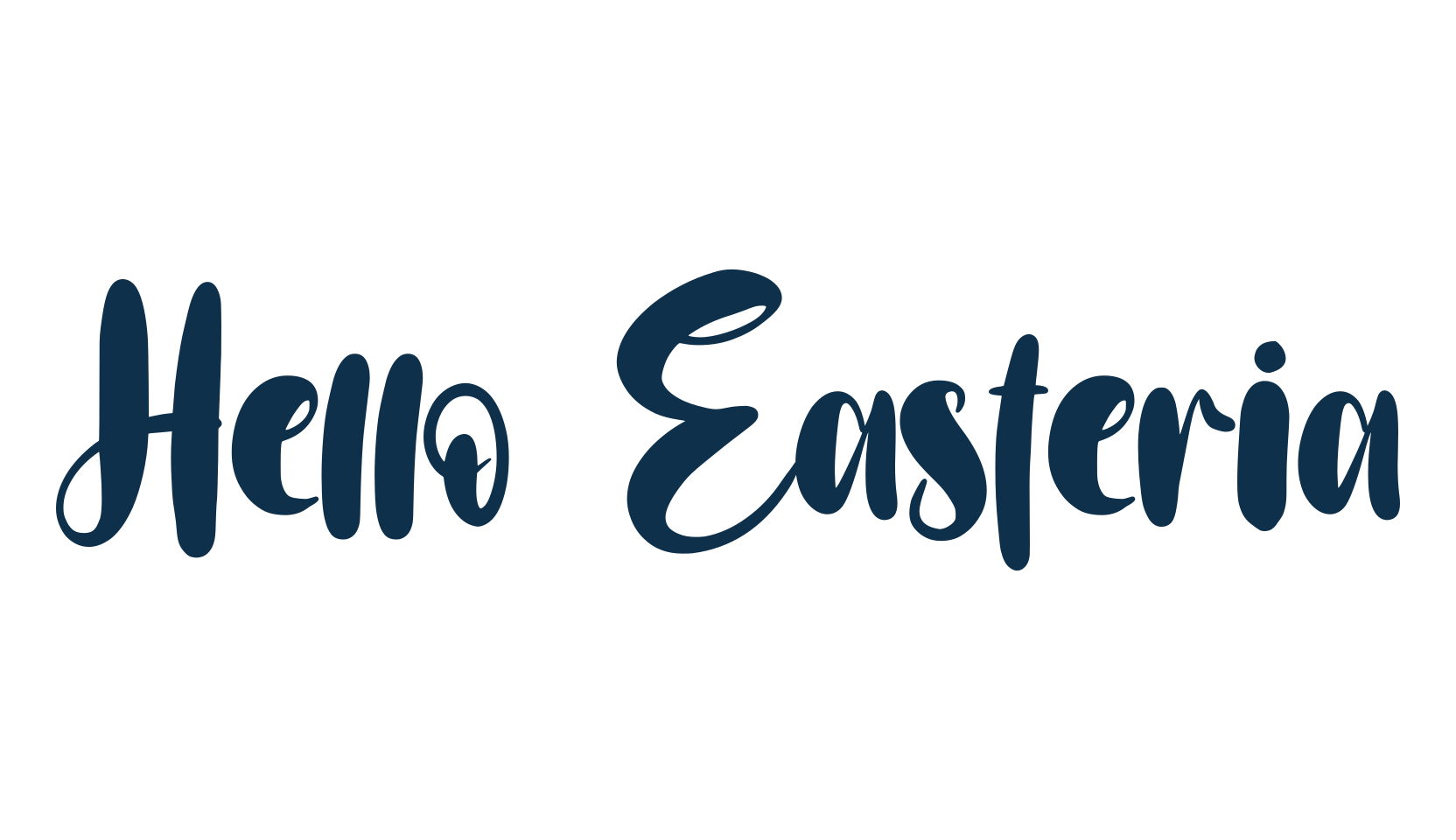 Hello Easteria, display market font preview