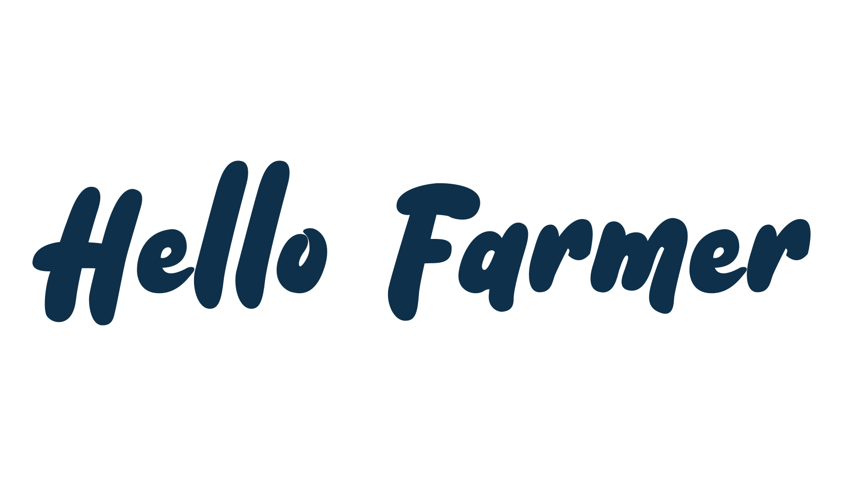 Hello Farmer (hello-farmer), fancy various decorative script calligraphy font preview