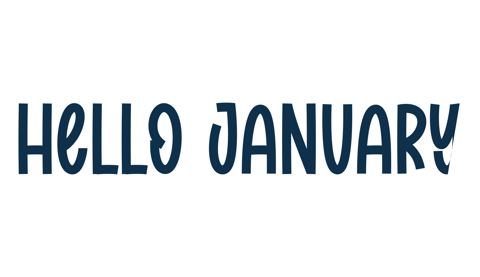 Hello January (hello-january-2), fancy decorative font preview