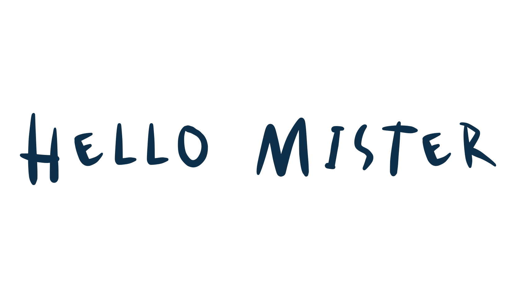 Hello Mister (hello-mister), handwriting font preview