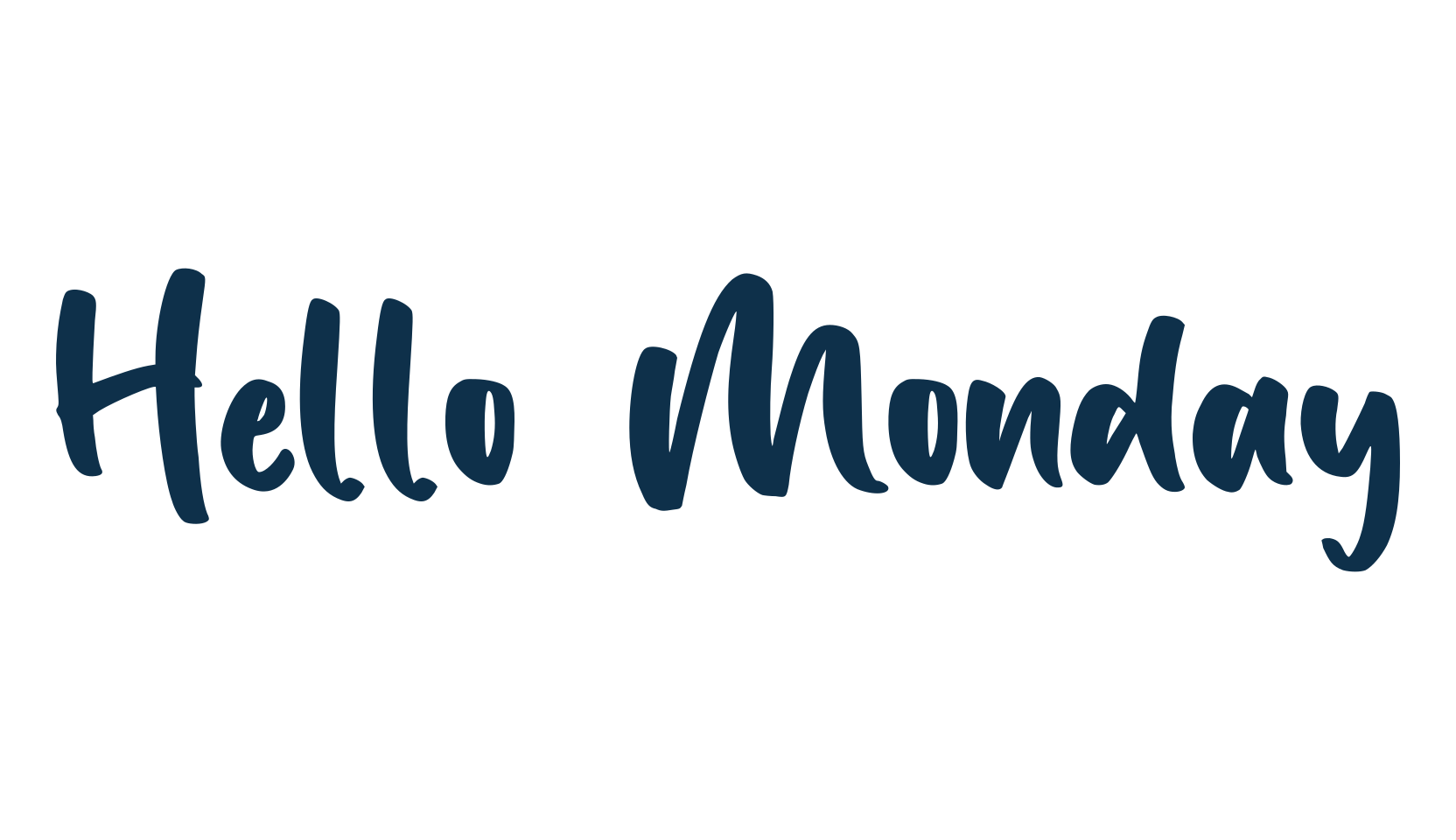 Hello Monday (hello-monday-2), script handwritten fancy decorative calligraphy font preview
