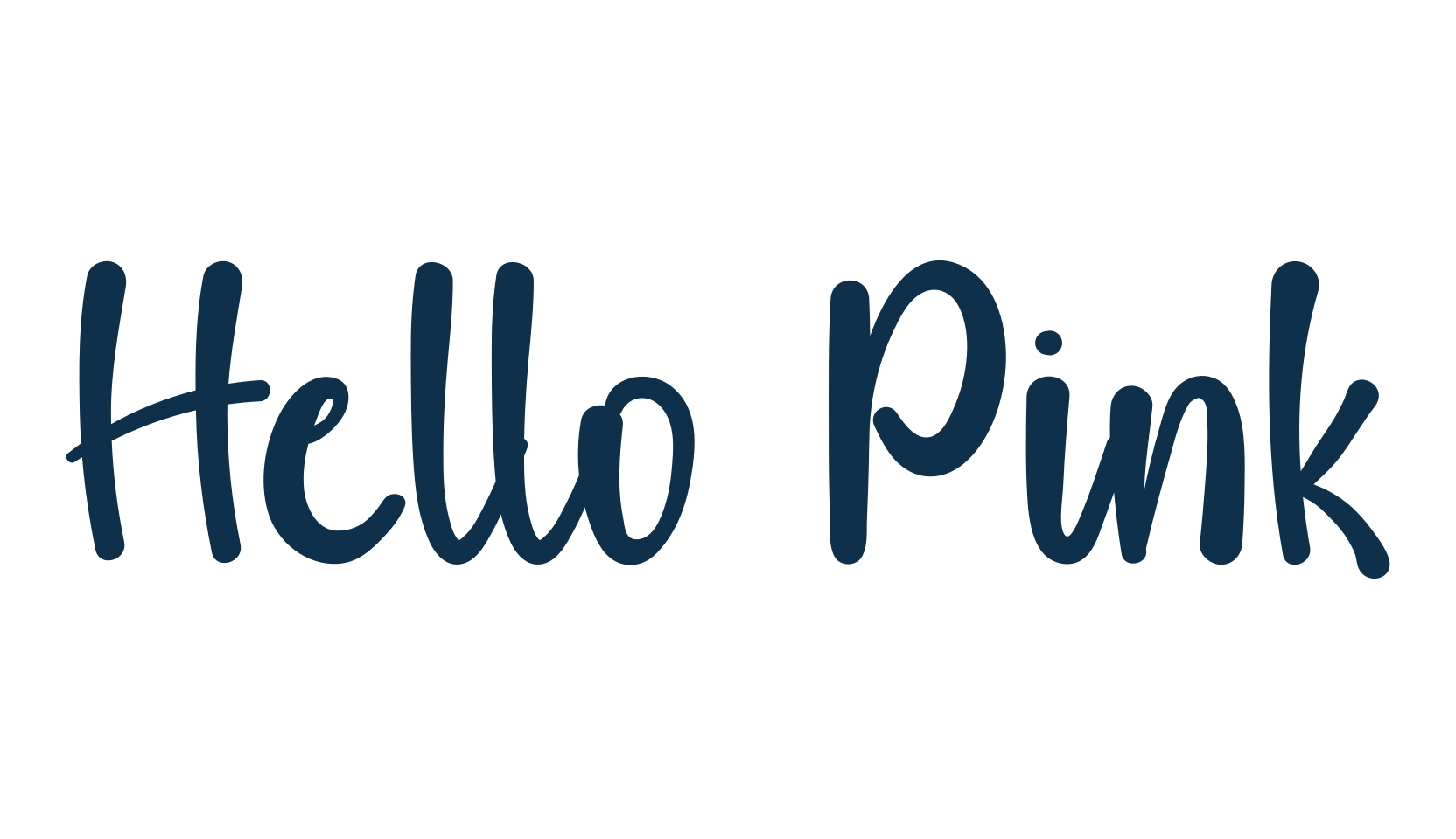 Hello Pink, display market font preview