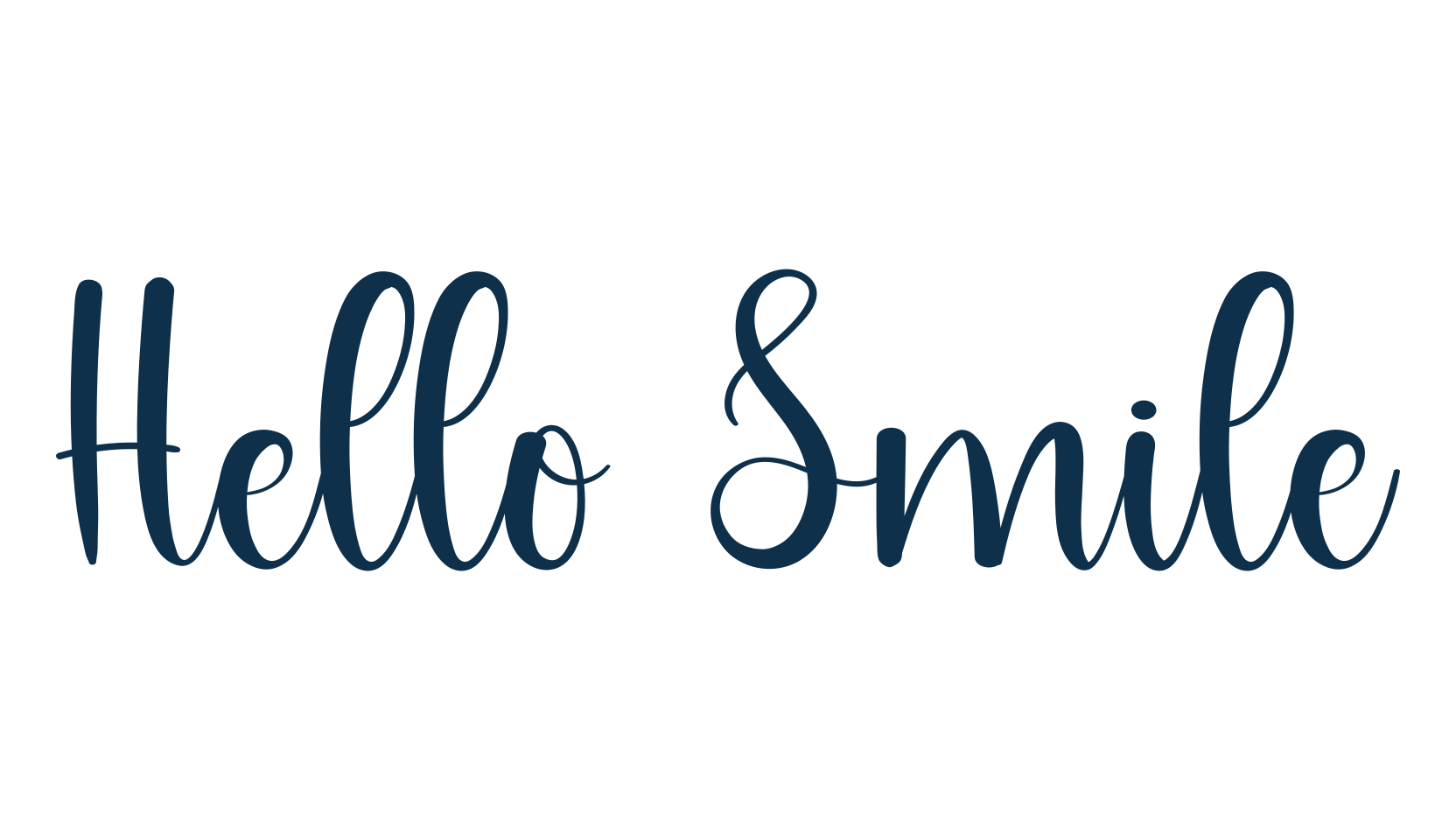 Hello Smile, script handwritten fancy decorative calligraphy font preview