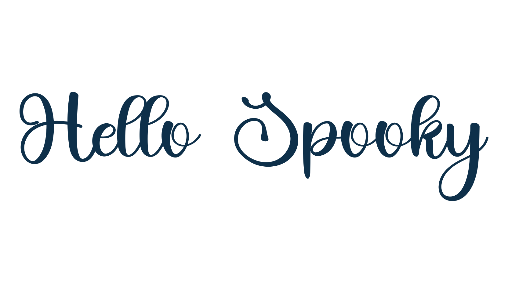 Hello Spooky, display market font preview