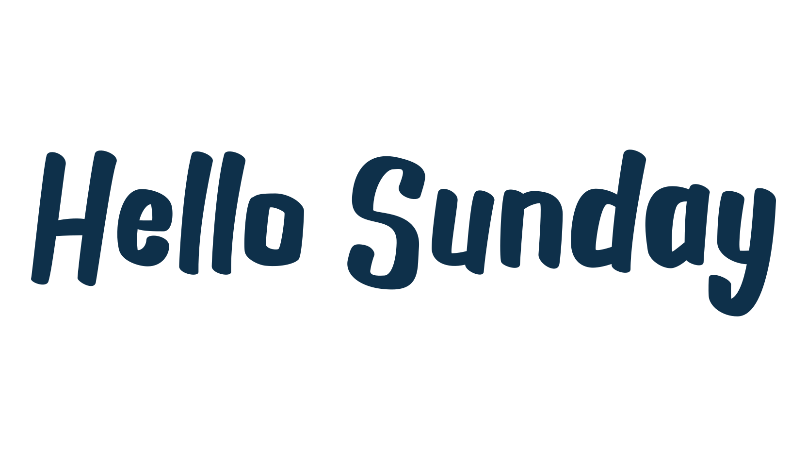 Hello Sunday (hello-sunday-2), fancy decorative font preview