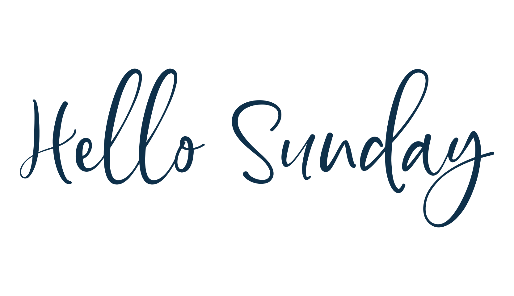Hello Sunday (hello-sunday), handwriting font preview