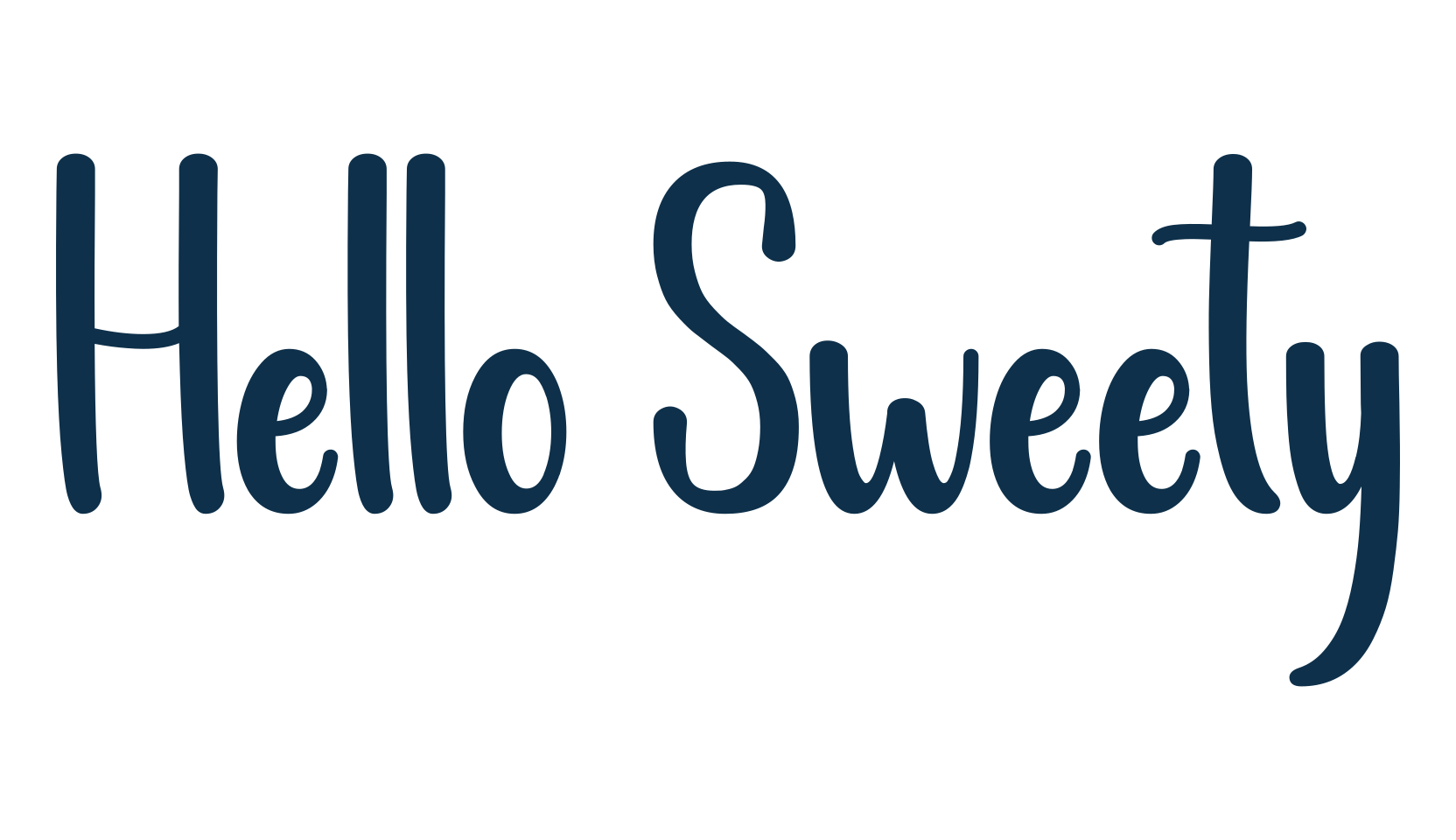 Hello Sweety (hello-sweety-3), display market font preview