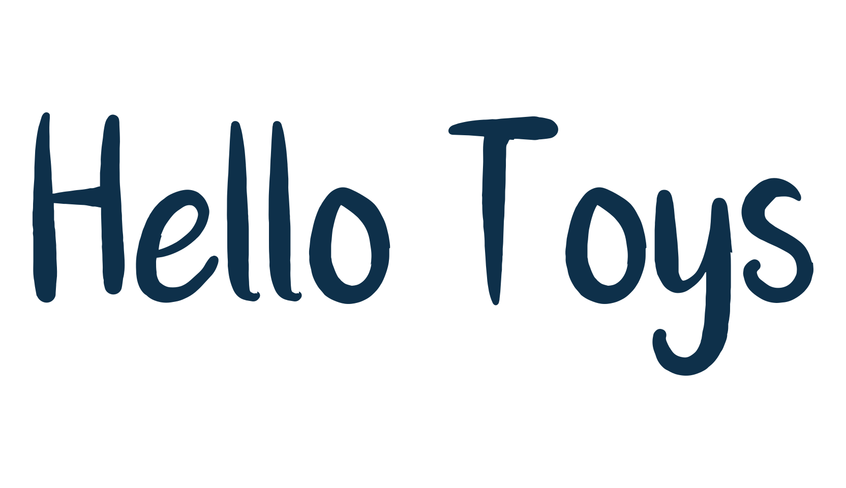 Hello Toys, fancy decorative font preview