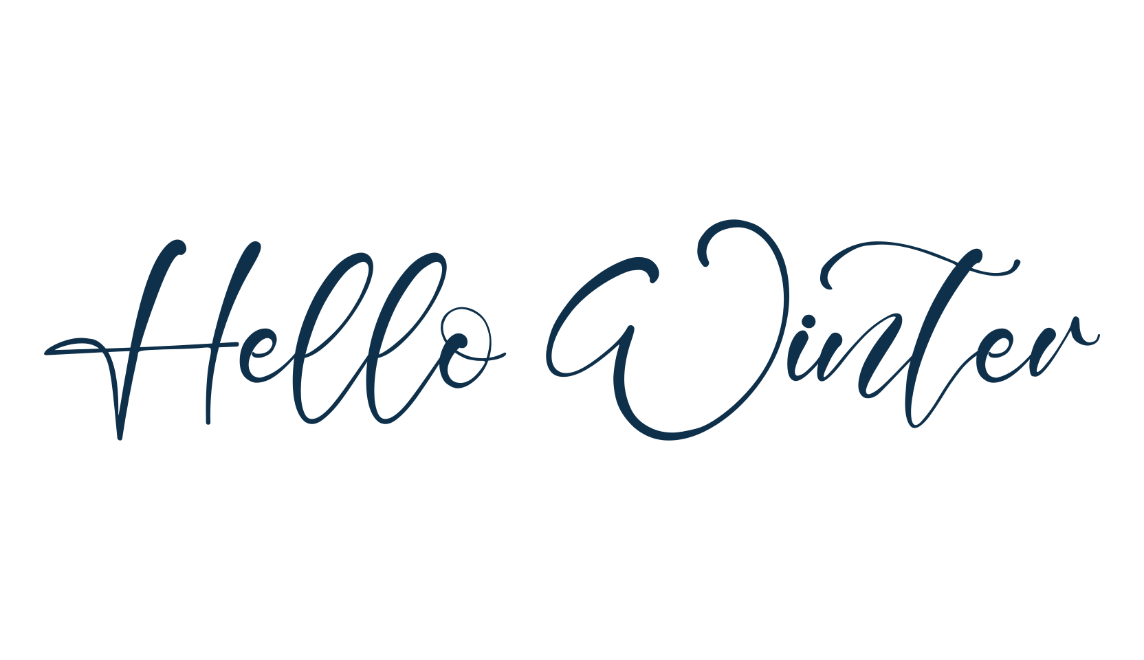 Hello Winter (hello-winter-2), calligraphy font preview