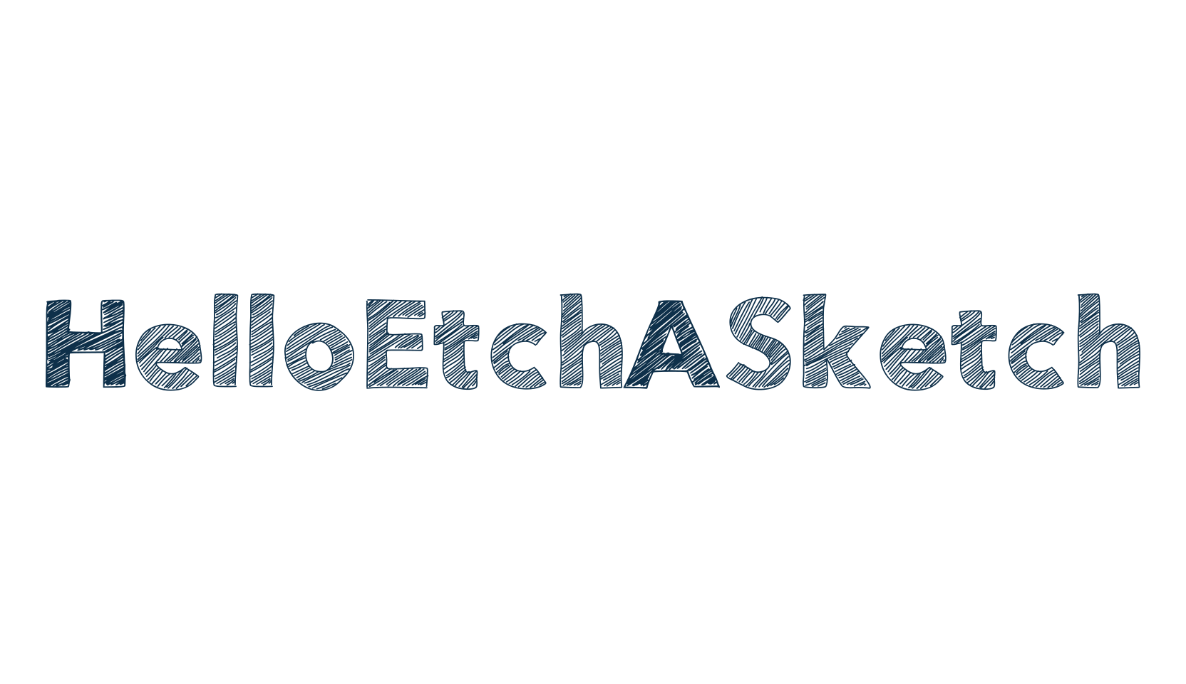 HelloEtchASketch, various font preview